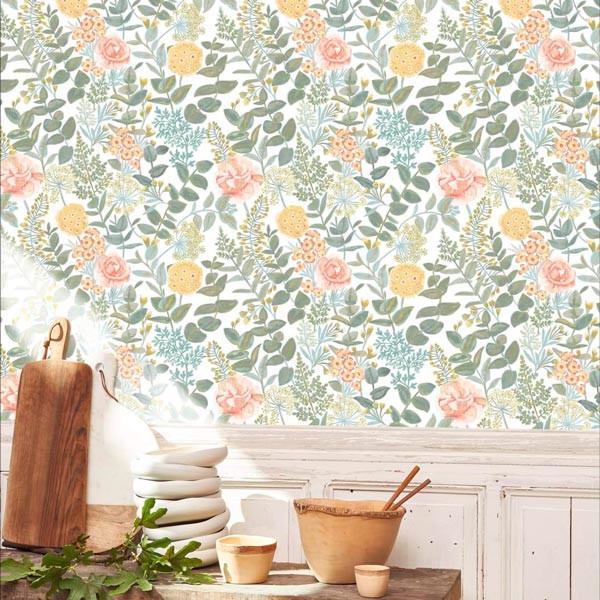 papel pintado pasaillo