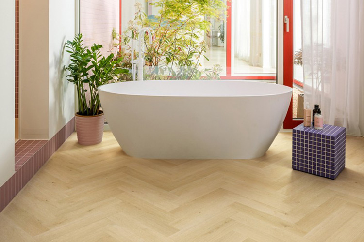 Suelo laminado para el baño