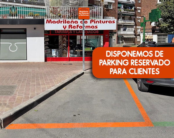 disponemos de parking para clientes
